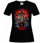 Tričko Stranger Things Sezóna 5 Černá – Zboží Mobilmania