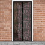 delight Magnetická síťka na dveře 210 cm LOVE – Hledejceny.cz