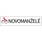 Svatba-eshop Svatební cedulka SPZ Novomanželé tučňáčci - SPZ na svatební auto – Zboží Mobilmania