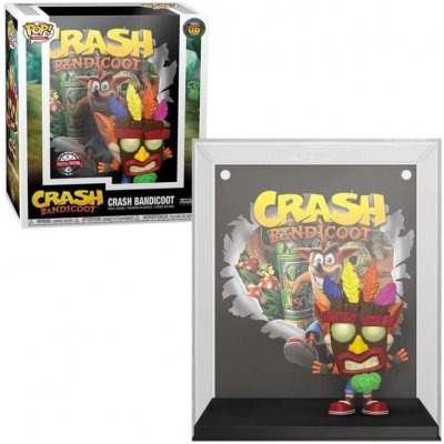 Funko Pop! Game Cover Crash Bandicoot Aku Mask – Zboží Mobilmania