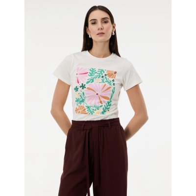 Orsay dámské tričko s potiskem bílé – Hledejceny.cz