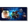 Girlandy, rozety, vlajky Personal Narozeninový banner s fotkou Avengers Rozměr banner: 130 x 65 cm