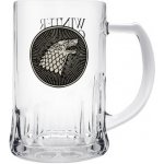 CurePink Keramický korbel Game of Thrones/Hra o trůny House Stark čirý 595 ml – Zboží Mobilmania