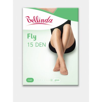 Punčocháče FLY PANTYHOSE 15 DEN Jemné strečové amber