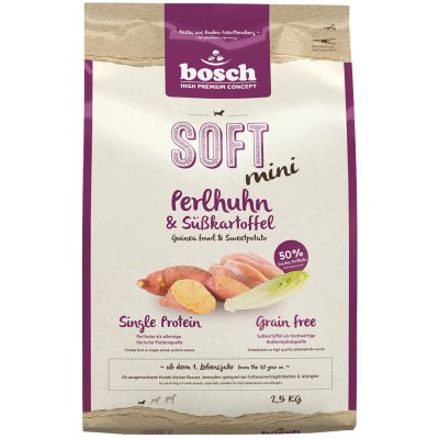 bosch Soft Mini Guinea Fowl & Sweet Potato 2,5 kg – Zboží Mobilmania