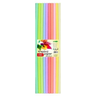 Junior papír 50 × 200 cm PASTEL mix 10 ks – Zboží Dáma