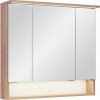 Koupelnový nábytek BPS-koupelny Zrcadlová skříňka závěsná s LED osvětlením Doris 80 ZS