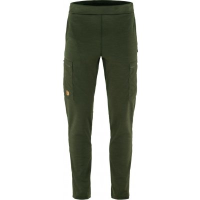 Fjällräven Keb Fleece Trousers Deep Forest – Zboží Dáma