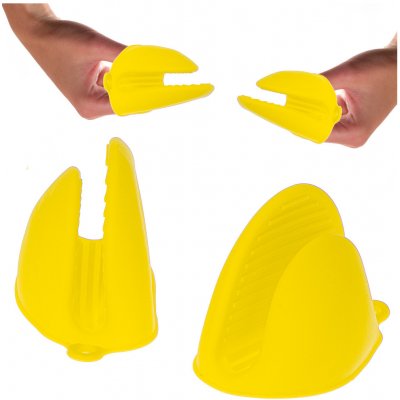 KIK KX5215_2 Silikonová chňapka 2 ks - žlutá – Hledejceny.cz