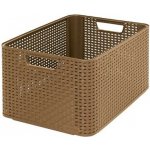 CURVER Úložný box "RATTAN STYLE2"- L - dark mocha – Hledejceny.cz