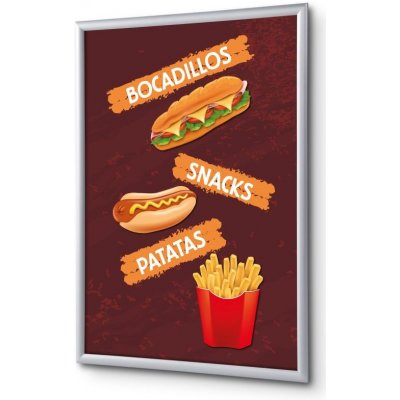 Jansen Display Set klaprámu A4, Svačiny, španělsky, 241 x 328 mm – Zboží Živě