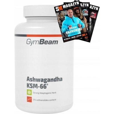 GymBeam Ashwagandha KSM-66 90 kapslí – Hledejceny.cz