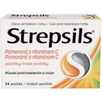 STREPSILS POMERANČ S VITAMINEM C ORM PAS 24 – Zboží Mobilmania