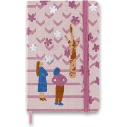 Moleskine Zápisník Sakura 2022 Couple A6 linkovaný