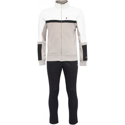 Champion full zip sweatshirt černá béžová bílá – Zboží Mobilmania