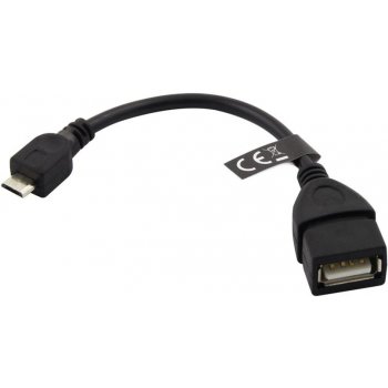 Esperanza EB180 - 5901299920237 Micro USB 2.0 A-B M/F OTG, 10cm