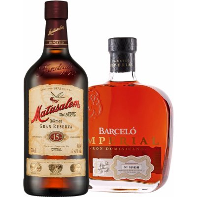 Relicario Ron Dominicano Superior + Matusalem Gran Reserva 15y 2 x 0,7 l (set) – Zboží Mobilmania