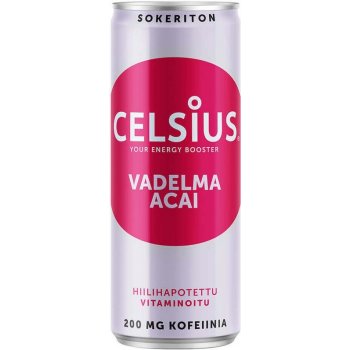 Celsius Energy Drink Hallon Acai malina 355 ml