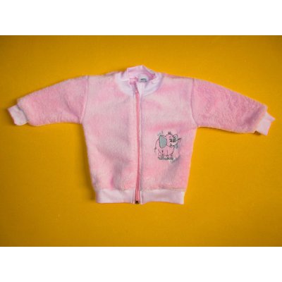 Arex ČR teplá kojenecká mikina s výšivkou světlerůžová – Hledejceny.cz