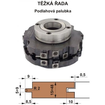 RH+ Sada fréz na pero a drážku s VBD 560 CF 160x40 / 4z - Podlahová palubka – Zboží Mobilmania