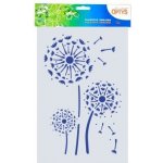 Šablona Pampelišky 20 x 30 cm plast – Zboží Dáma