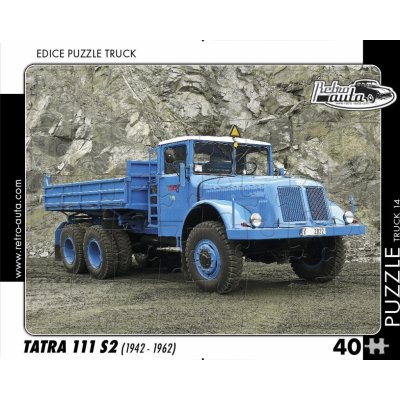 RETRO-AUTA TRUCK č.14 Tatra 111 S2 1942-1962 40 dílků – Zbozi.Blesk.cz