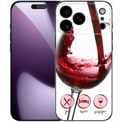 mmCase na iPhone 17 Pro Max - sklenička vína červené – Zboží Mobilmania