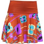 Thajsko sukně krátká Lambada oranžový pas retro květy – Zbozi.Blesk.cz