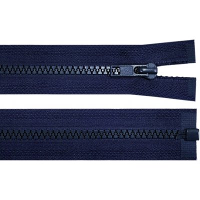 Kostěný zip dělitelný, délka 35 cm - tmavě modrý – Hledejceny.cz