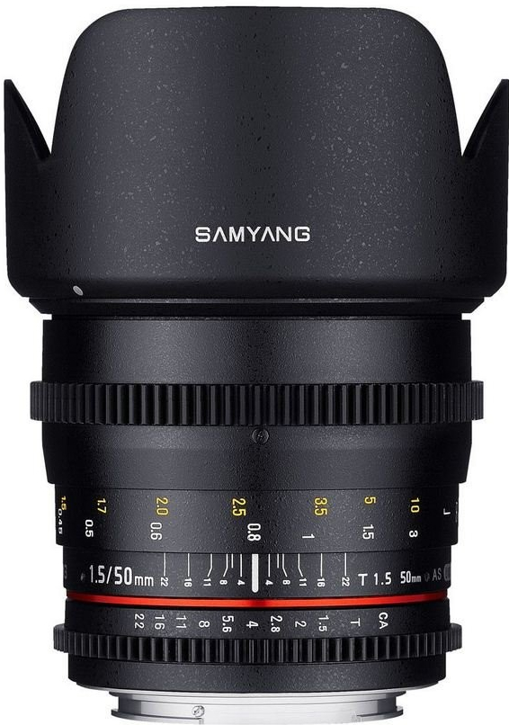 Samyang 50mm T1.5 VDSLR AS UMC Canon EF-M