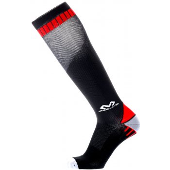 McDavid pánské kompresní ponožky Elite Active Compression Socks Black/Scarlet