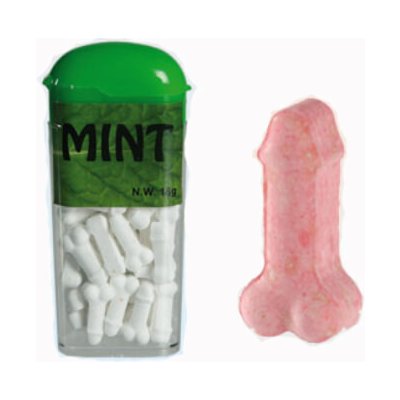 Willy Candy - Bonbony penis máta, 18g – Zboží Dáma