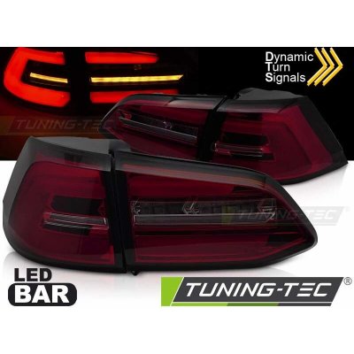 Zadní světla VW Golf VII 7 17-19 combi LED SEQ červená/kouřová – Hledejceny.cz