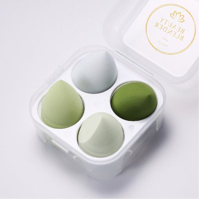 Iskay Houbičky na make-up sada zelená 4 ks – Sleviste.cz