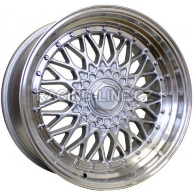 Racing Line BY479 7x15 8x100 ET25 silver polished rim | Zboží Auto