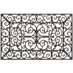 ESSCHERT DESIGN Litinová BEST FOR BOOTS obdelníková s ornamenty červeno-hnědá 72 x 46 cm – Zboží Dáma