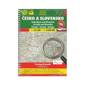 ČESKO A SLOVENSKO 1:150 000 AUTOATLAS + EVROPa