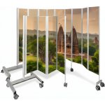 BEK TeknikSkládací zástěna paraván Parflex 185 cm 185 x 270 x 18 cm – Zboží Dáma