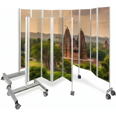 BEK TeknikSkládací zástěna paraván Parflex 185 cm 185 x 270 x 18 cm – Zboží Dáma