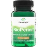 Swanson Bioperine Piperin černý pepř 10 mg x 60 kapslí – Hledejceny.cz
