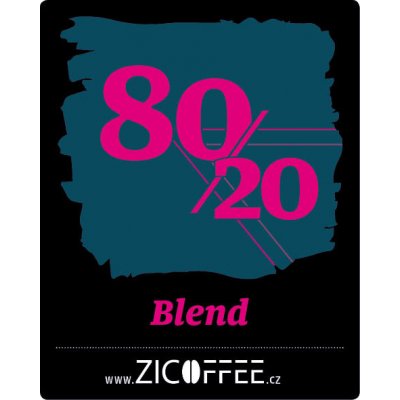 Zicoffee 80/20 blend Mletá na filtrovanou kávu 1 kg – Hledejceny.cz