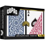 Copag 1546 Legacy Regular index, 100% plastové, modro-červený Duo pack – Zboží Dáma