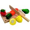 Příslušenství k dětským kuchyňkám Woody zelenina a ovoce ke krájení
