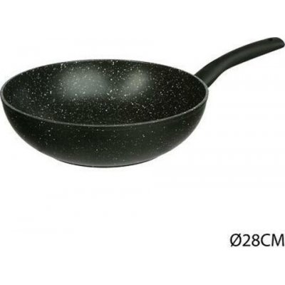 Kovaný hliníkový wok 28 cm černý – Hledejceny.cz