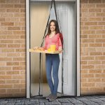 TMN Magnetická síťka na dveře 210 cm černá – Sleviste.cz