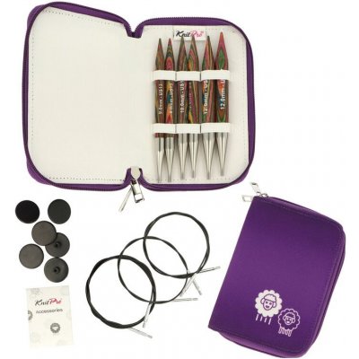 KnitPro Symfonie Chunky sada kruhových vyměnitelných jehlic 13cm – Hledejceny.cz