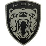WARAGOD Medal of Honor MOH Grizzly PVC nášivka, šedá – Sleviste.cz