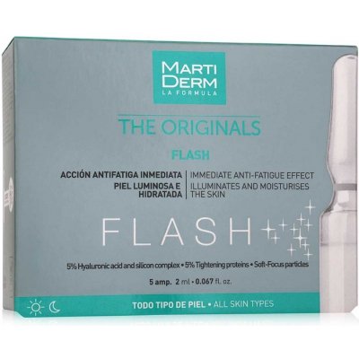 Martiderm Flash ampule pro bleskové oživení pleti 5 x 2 ml