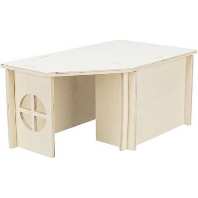 Trixie Skládací dřevěný domek HOLM pro králíčky 50 x 23 x 33 cm – Hledejceny.cz