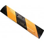 Černo-žlutý gumový zpomalovací práh FLOMA SB92 - délka 100 cm, šířka 20 cm, výška 3 cm | Zboží Auto